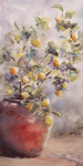 JULIE HILL - LEMON TREE - WATERCOLOR - 10 X 20