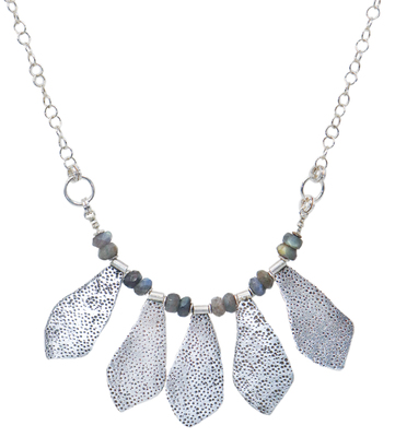 JOANNA CRAFT - LABRADORITE & SILVER NECKLACE - SILVER & GEMSTONE