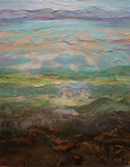 IRENA KONONOVA - LANDSCAPE # 44 - OIL ON BOARD - 8 x 10