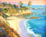 STEVE KELL - LITTLE CORONA VISTA - OIL - 10 x 8