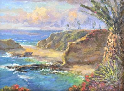 STEVE KELL - CIRCLE OF LIFE STEVE KELL - CIRCLE OF LIFE - OIL ON BOARD - 16 x 12