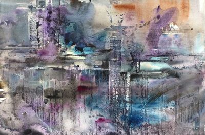 JASON LI - TWILIGHT - WATERCOLOR - 24 X 18