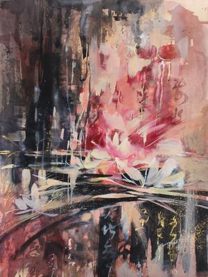 JASON LI - TRACE - WATERCOLOR - 24 X 18