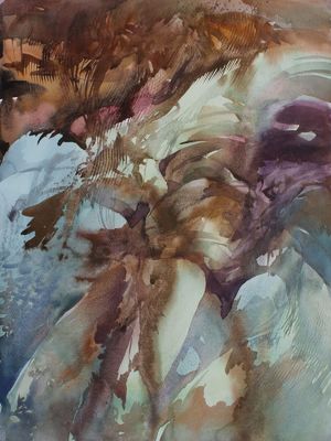 JASON LI - MOONLIGHT SONATA - WATERCOLOR - 24 X 18