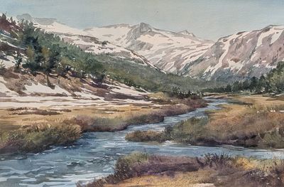 JASON LI - SPRING VALLEY - WATERCOLOR - 18 x 12