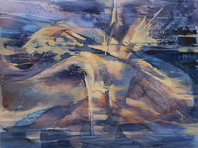 JASON LI - SUBLIME - WATERCOLOR - 18 X 24