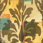 JONDE NORTHCUTT - GARDEN TAPESTRY NO. 2 - MONOTYPE - 17 X 17