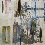 COLLEEN PREMER - GLIMMERING AFTERNOON - MONOTYPE - 12 X 12