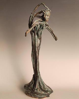 ERIC REYES - UNTITLED - CERAMIC - 5 x 18 x 4