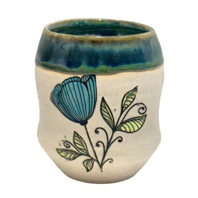 MAGIE SMITH-FLEISHER - TULIP CUP / VASE - CERAMIC - 3 X 3.5 X 3