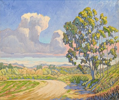 JOHN SAWYER - A PEACEFUL DAY - OIL ON CANVAS - 23.5 X 19.5