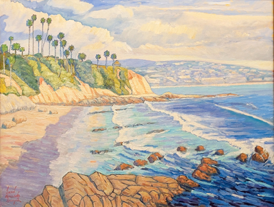 JOHN SAWYER - LAGUNA SHORE - OIL ON CANVAS - 24 X 30