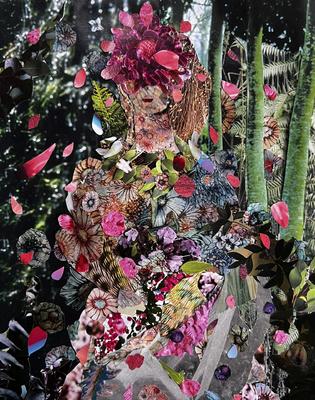KRISTINA SWARNER - PETAL - MIXED MEDIA - 6 x 7