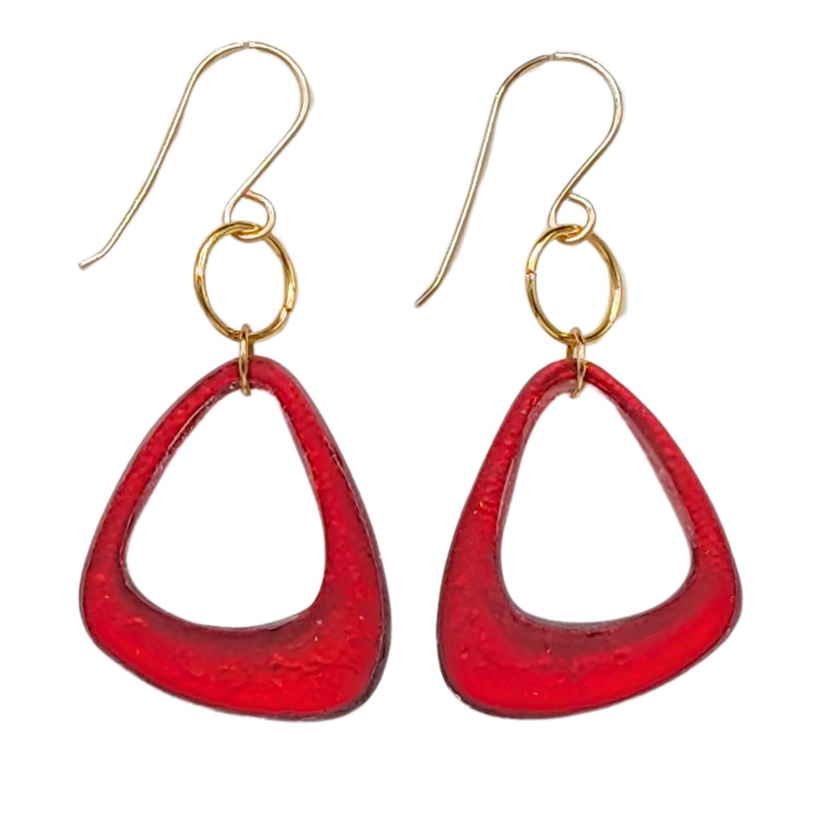SHELLEY NORDMAN - SM RED VELVET EARRINGS - MIXED MEDIA