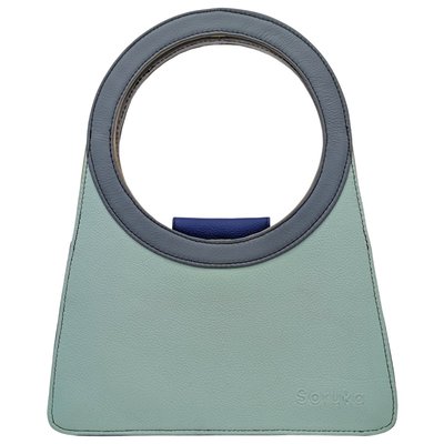 SORUKA - HONEY HANDBAG W CIRCLE HANDLE - LEATHER - 10.25 X 13