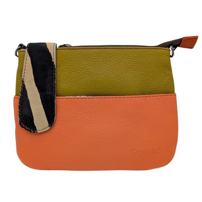 SORUKA - FATIMA CROSSBODY BAG - LEATHER - 8.25 X 2 X 6.25