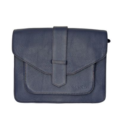 SORUKA - LAYLA HANDBAG WITH GLITTER REVERSIBLE LOOP - LEATHER