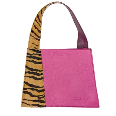 SORUKA - MELISSA HANDBAG IN PINK - LEATHER