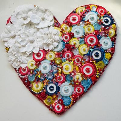 ERIN DEMOTTE - FOR THE LOVE OF BUTTONS 2 - BEADS & BUTTONS - 6 X 6