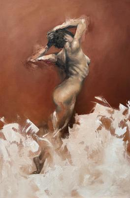MICHELLE DAVIES - HEAT WAVE - OIL - 24 X 36