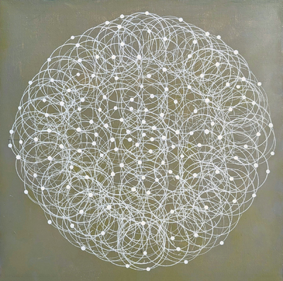 SEIKO TACHIBANA - SPATIAL DIAGRAM G12-17 - ACRYLIC - 12 X 12