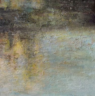 KELLY VISS - HASTINGS BEACH - OIL ON CANVAS - 30 X 30