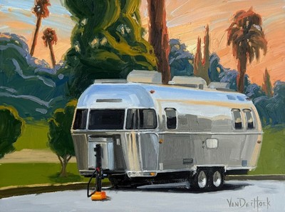 KIM VANDERHOEK - OH THE PLACES WE WILL GO - OIL ON BOARD - 16 X 12