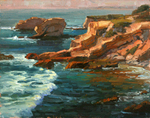 JIM WODARK - TREASURE COVE - OIL ON BOARD - 20 x 16