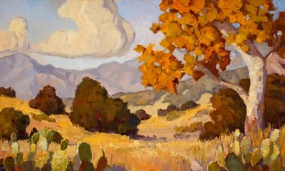 JIM WODARK - LOS PENASQUITOS AFTERNOON - OIL ON LINEN - 20 X 12